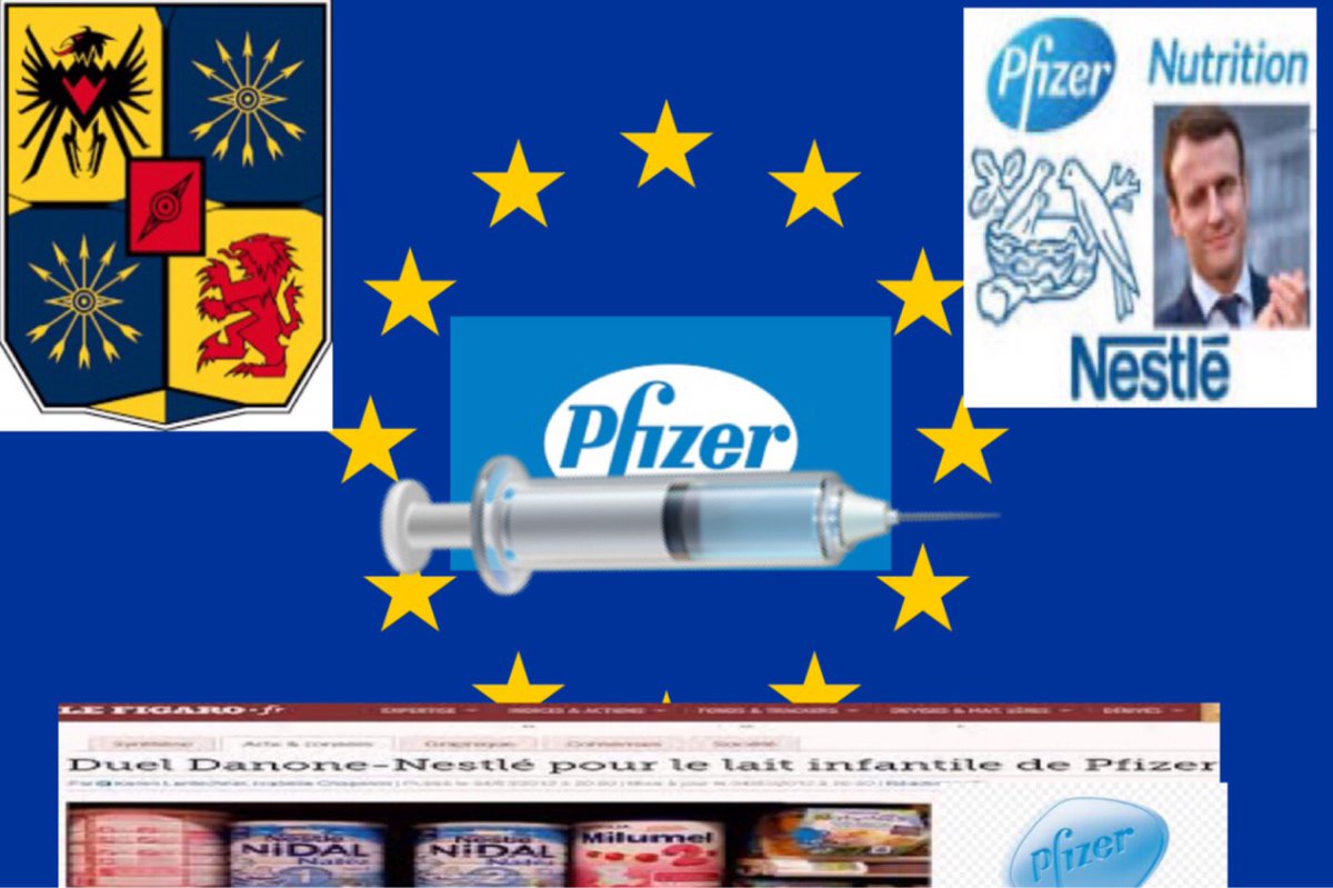 boujemaa_b's tweet photo. #DrapeauUE #Pfizer #rothschild #Nestle #Macron #Wuhan19 #ComplementDenquete #Corruption interdiction des traitements efficaces et restez chez vous. #Buzyn #Levy #Salomon #Ledriand #Touraine #Hollande #DictatureSanitaire @tristanwaleckx @anticor_org @FR_corruption @TI_France afp https://t.co/xxmMxp04XS