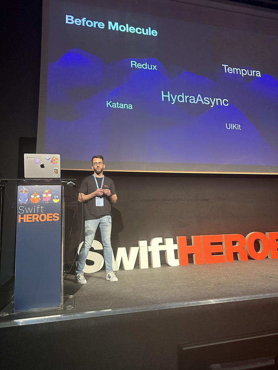 <a href="/Enzocorsiero/">Enzo</a> and <a href="/PasqualeSpisto/">Pasquale Spisto</a> talking about the Molecule franework and what part it plays in app architecture 📲