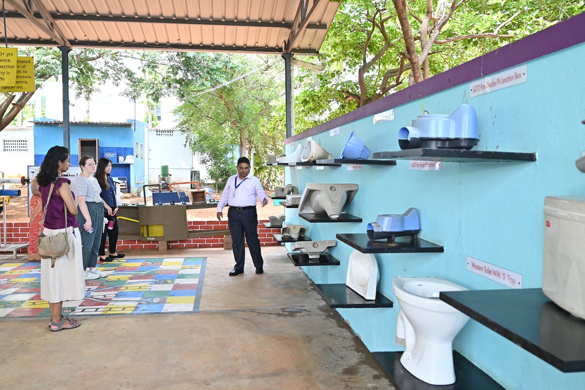 wash_institute's tweet photo. Very happy to host USAID DIV team at our WASH Academy Campus for live demo of the innovative Mobile Septage Treatment Unit (MTU). Grateful for the support to MTU – better and mechanized FSSM services for all. #WASHinnovation #USAIDpartnership #NFSSMAlliance #ManholeToMachinehole https://t.co/jzR66BNrhX