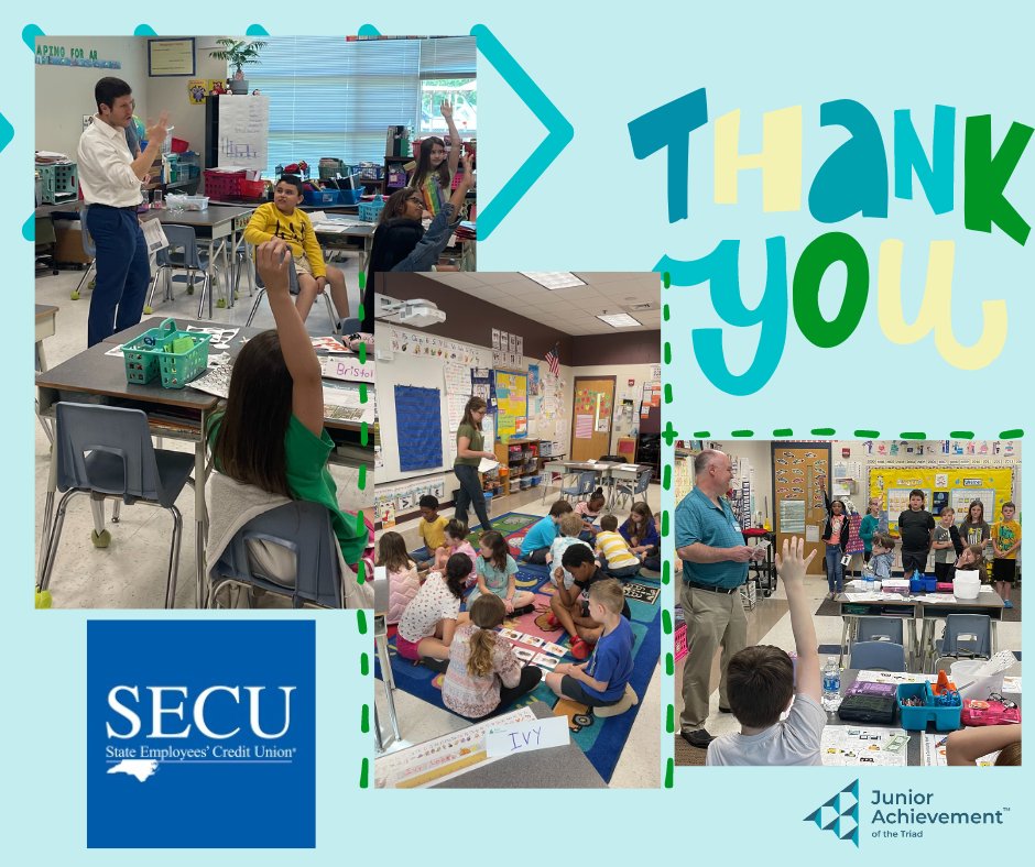 Can we get a Whoop Whoop for our friends at SECU Reidsville for Reidsville for bringing the fun to Rockingham County Schools programming?!