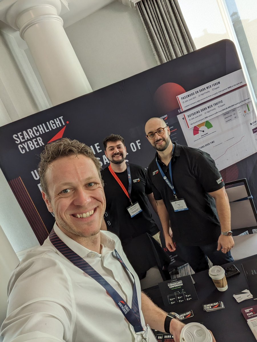 SLCyberSec's tweet image. Today we&apos;re at @DataConnectors Dallas Cybersecurity Conference! At the show? Don&apos;t miss our keynote on using the dark web to gather pre-attack intelligence at 10.25am! And be sure to come by the Searchlight Cyber booth to find out more about #darkwebintelligence. #DCCyberShow