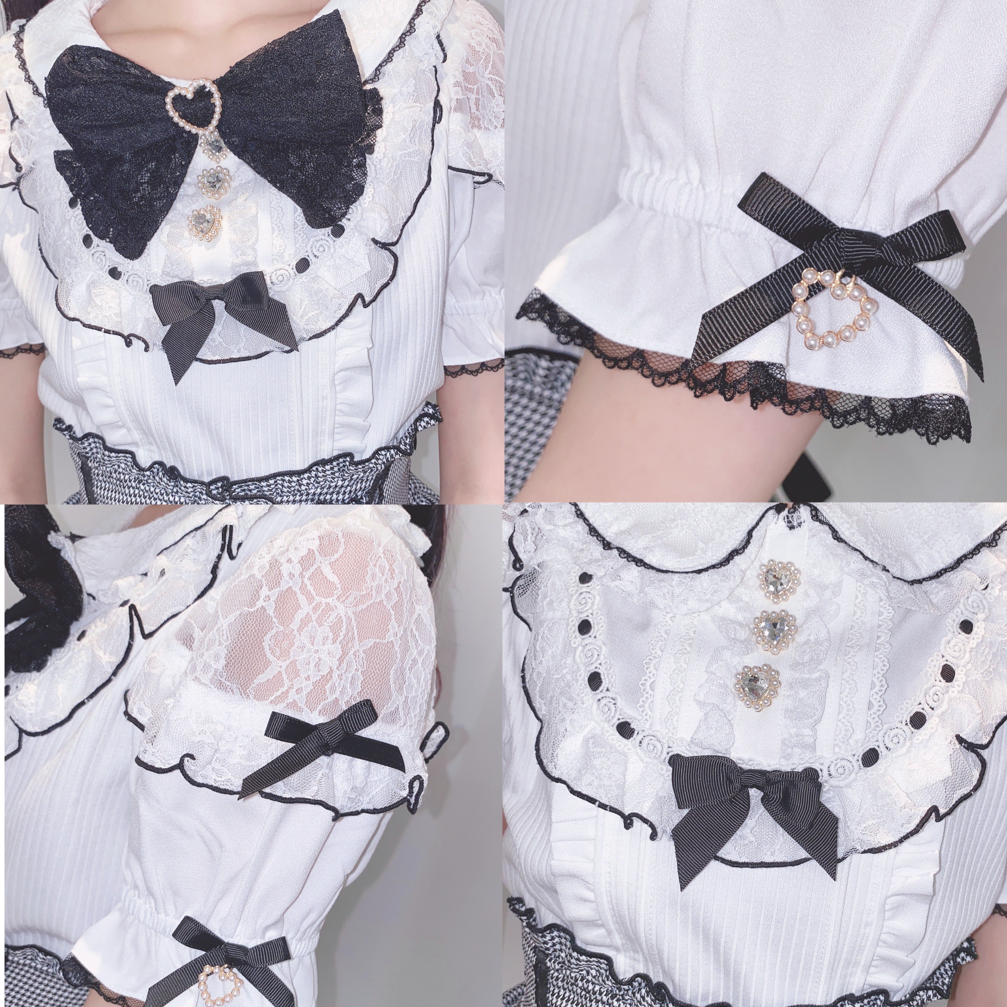 lizlisa はしごレースハートカットブラウス LIZ LISA on X: 