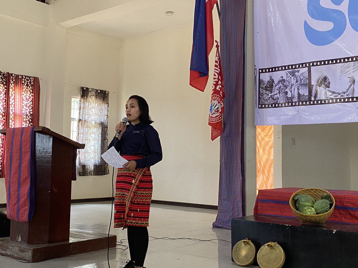 katribu_natl's tweet photo. Nagsagawa ng ecumenical service, tribute para sa mga martir ng Kordilyera at kultural na pagtatanghal. Ngayon, sa tila pag-uulit ng kasaysayan, mas kailangan ang pag-#Sumkad, ang panawagan para sa lupa, buhay, at dangal!
#DefendTheNorth
#DefendCordilleraPH https://t.co/5Bu8PLh6Sw