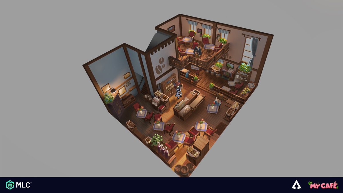 We're excited to showcase the stunning concept art we created for My Café by Aether Games!

Get ready to be whisked off to a vibrant world &amp; adorable characters within this Animal Crossing &amp; Stardew Valley inspired game  🌄✨

More on our ArtStation 👇
artstation.com/artwork/g0wPKP