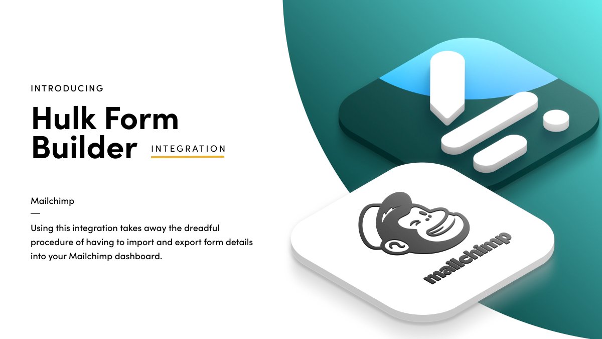 hulkapps's tweet image. 🎉 Streamline your workflow with HulkApps Form Builder 📝 &amp;amp; @Mailchimp ✉️ integration! Design stunning forms for better user engagement, and easily sync responses to your Mailchimp dashboard. 🚀
bit.ly/3oORHfy

#MailchimpIntegration #FormBuilder #AutomatedMarketing