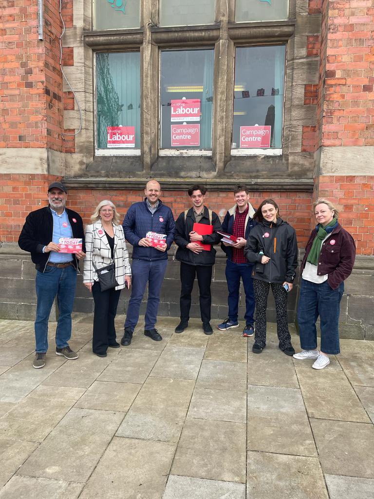 josephpowell's tweet photo. Vote @UKLabour in Stoke today for change. Great to have a big team up from @KensingtonCLP https://t.co/bfOjQ7i3rf