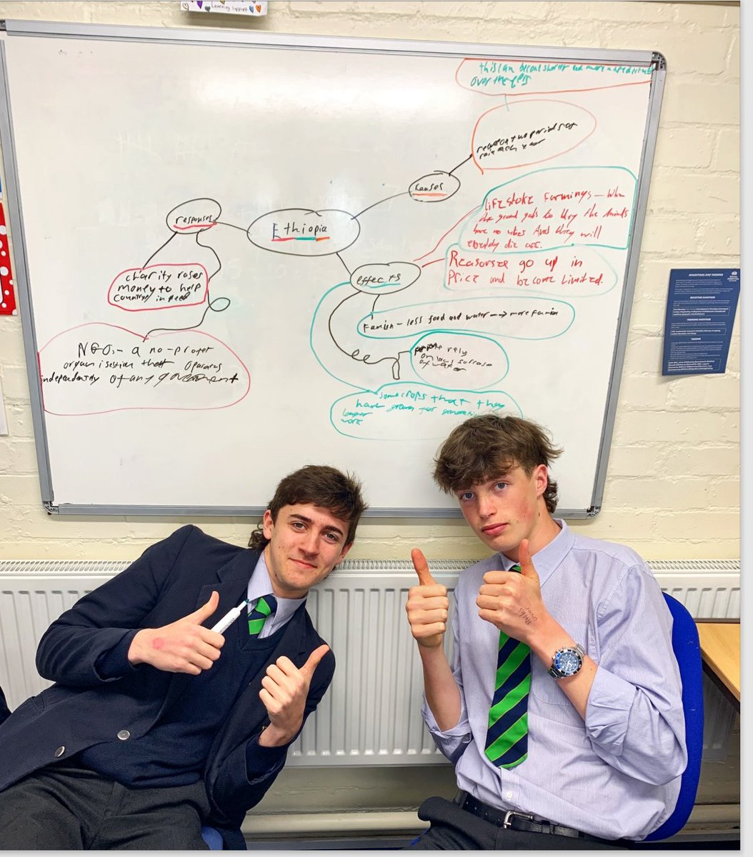 RHS_Support's tweet photo. Two Year 11 boys were proud of their collaborative revision this morning. Well done! #braindump #casestudy @RHS_Geo @RHSSuffolk https://t.co/54Ua11lVEH
