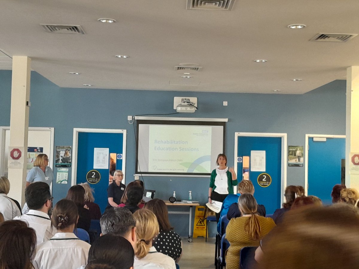 CNRS (Community Neuro Rehab Service) HWLH discussing Rehabilitqtion Education Sessions @nhs_scft @scft_ourway #Eastqualityshowcase