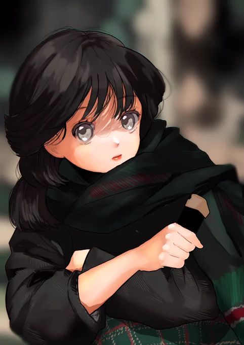 絵の勉強(明菜ちゃん)