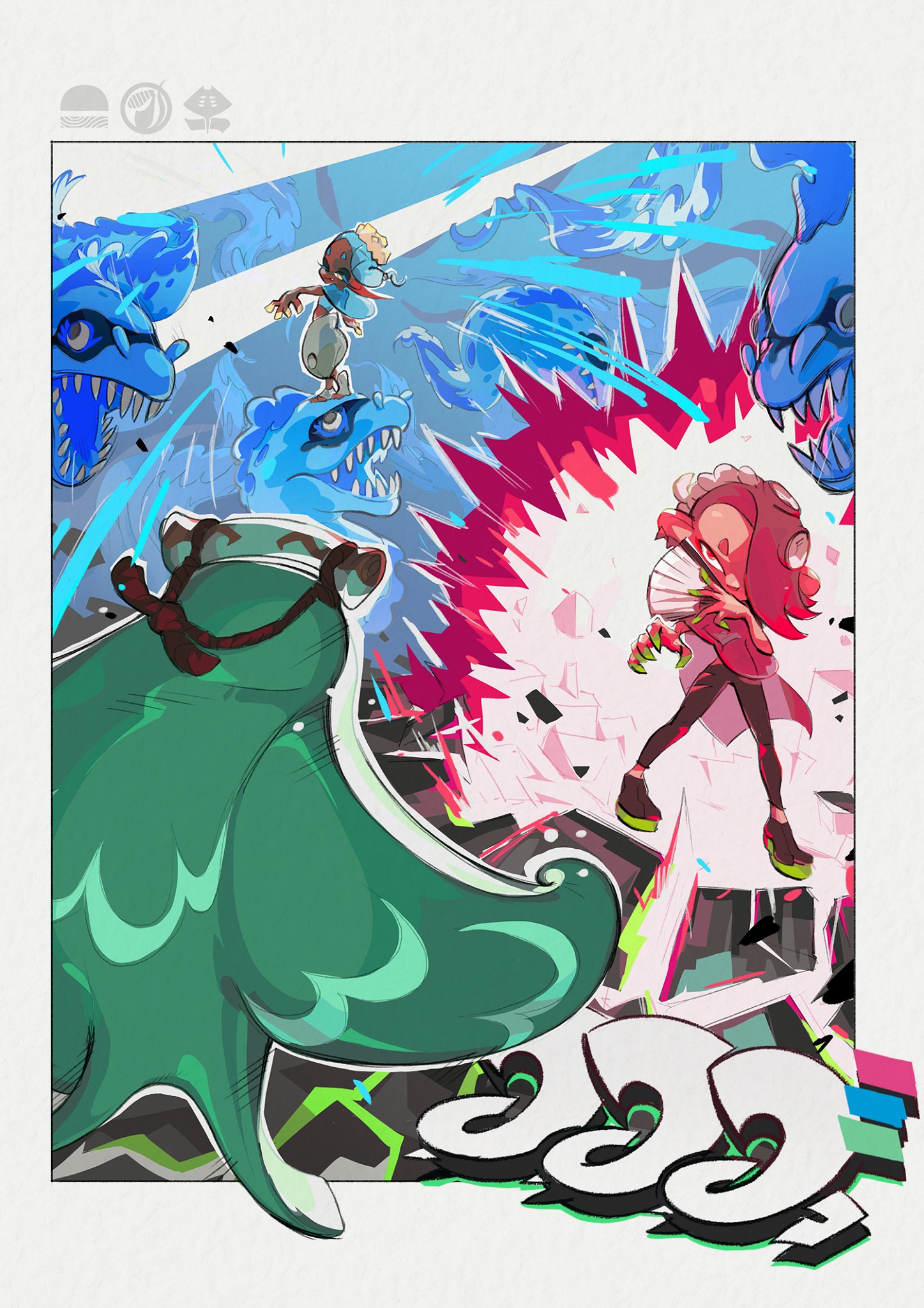 スプラトゥーン3✕ゼルダの伝説　コラボフェス　ポスター　NY限定　非売品 スプラトゥーン3✕ゼルダの伝説コラボフェスポスターNY限定非売品