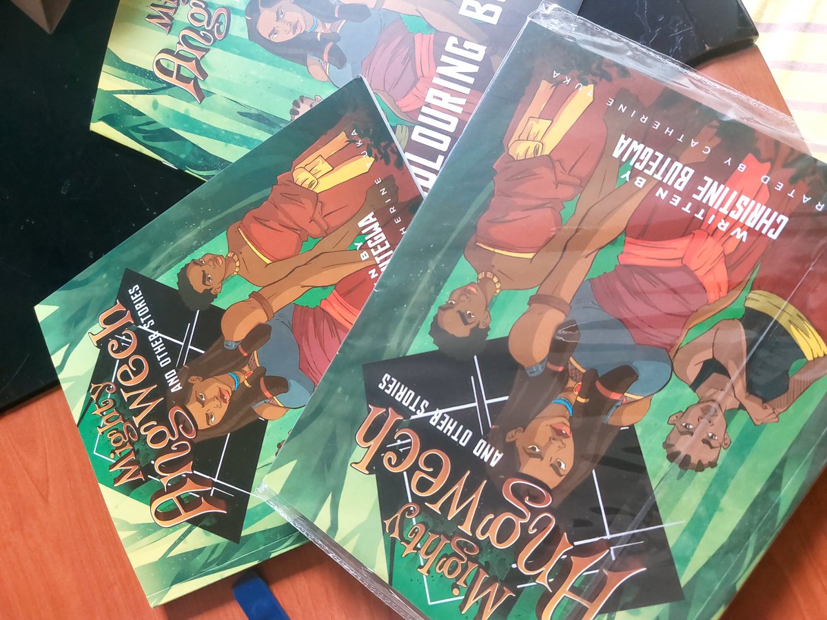nakame_sarah's tweet photo. Thank you for this wonderful creation @tinabutegwa. The illustrations are sooo riveting, my hood, and I can't wait to devour cover to cover. https://t.co/lx6LZk620r