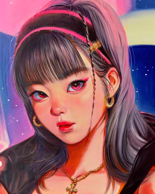 𝐆𝐀𝐌𝐄 𝐍𝐈𝐆𝐇𝐓 (2023) 135 x 175 cm Acrylic on canvas