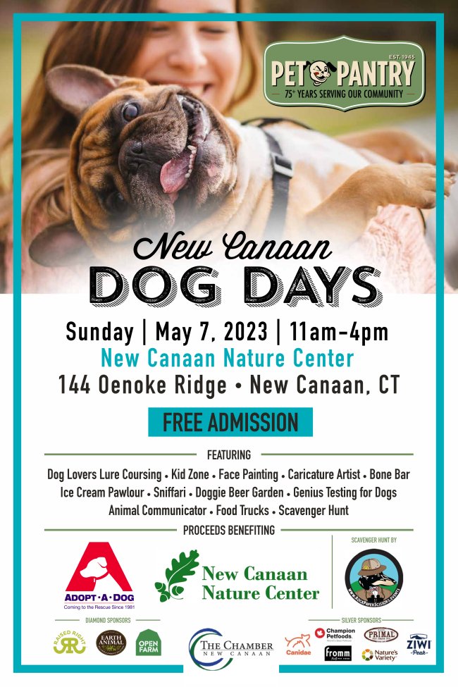 Join us for New Canaan Dog Days this weekend! For a list of NEW and returning event features please visit us on Facebook! 👇 #NewCanaanDogDays #FairfieldCounty  facebook.com/events/s/annua…