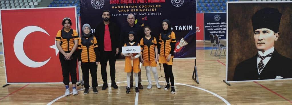 29.04.2023-01.05.2023 tarihleri arasında ilimizde yapılan ve 10 il 24 takımın katıldığı Badminton Küçükler Bölge müsabakalarında Küçük Kız kategorisinde ilimizi temsilen katılıyoruz.Takımımıza başarılar diler.Öğretmen ve öğrencilerimizi tebrik ediyoruz. <a href="/bingolmem/">Bingöl MEM</a>