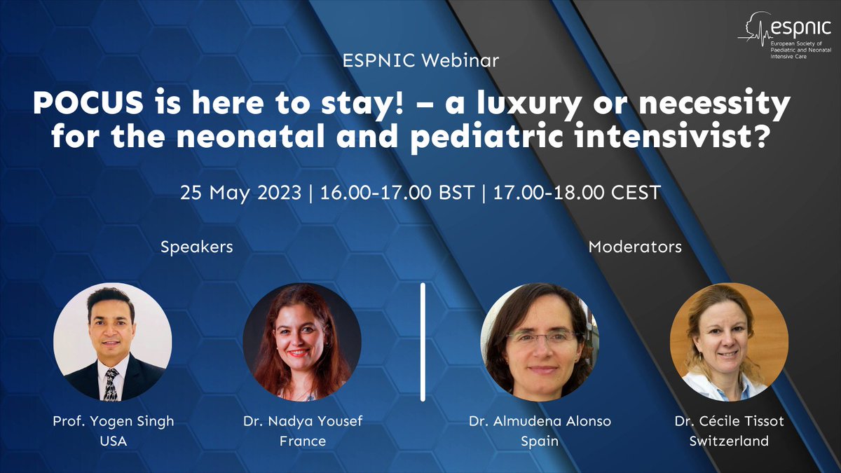 ESPNIC (@espnic_society) on Twitter photo Webinar on POCUS!!!๐ฅ๐ What about that????๐ฑ๐คฉ
25 May๐๏ธ Register now and listen to <a href="/AlmudenaAlonso4/">Almudena Alonso</a> & <a href="/YousefNadya/">Nadya Yousef ูุงุฏูุฉ ููุณู</a> talking about if POCUS is really a luxury or necessity for the neonatal and pediatric intensivist๐ #PedsICU #neoTwitter #NICU
๐๐ป๐๐ป
us02web.zoom.us/webinar/registโฆ Webinar on POCUS!!!๐ฅ๐ What about that????๐ฑ๐คฉ
25 May๐๏ธ Register now and listen to <a href="/AlmudenaAlonso4/">Almudena Alonso</a> & <a href="/YousefNadya/">Nadya Yousef ูุงุฏูุฉ ููุณู</a> talking about if POCUS is really a luxury or necessity for the neonatal and pediatric intensivist๐ #PedsICU #neoTwitter #NICU
๐๐ป๐๐ป
us02web.zoom.us/webinar/registโฆ