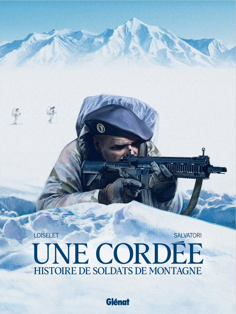 🗻 Le 14 juin chez <a href="/GlenatBD/">Editions Glénat</a>.

Au travers d’une fiction contemporaine mettant en scène trois jeunes engagés, Une Cordée nous raconte les traditions et évolutions des soldats ayant choisi la montagne comme alliée. (<a href="/CDC_27eBCA/">Chef de Corps du 27e Bataillon de Chasseurs Alpins</a>)