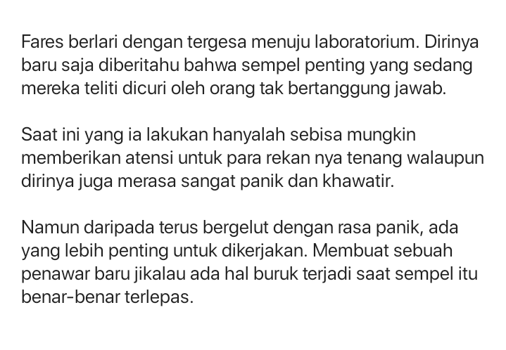 deartemanst's tweet photo. #GeminiFourth onetweet au

Anomali
Fares seorang peneliti anomali disebuah organisasi dan Ergan adalah agen yang menangani anomali. Awal dimana sempel yg dikerjakan Fares dicuri dan disitulah awal dari kehancuran. https://t.co/txSruZWv3F