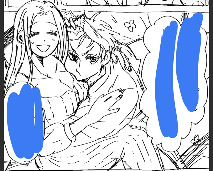 ※顔あり女夢主注意です  進歩!  この5️⃣🌸可愛く描けた