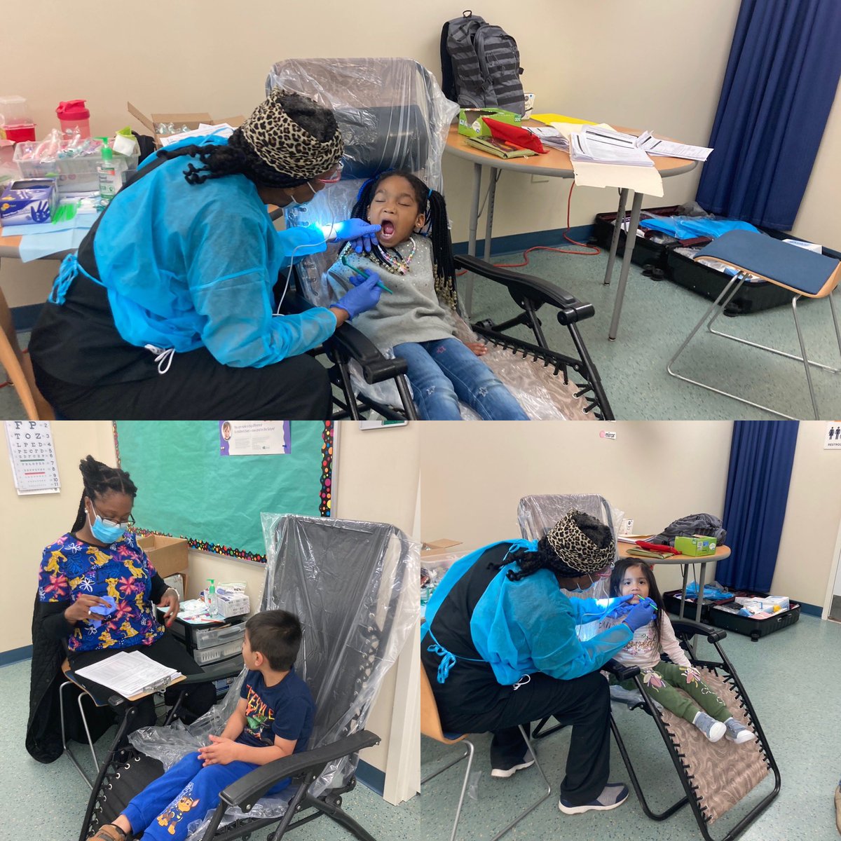 Thanks @dcps.studenthealth &amp; <a href="/dchealth/">غيث حيدر</a> for giving us the resources to provide our student with dental services!