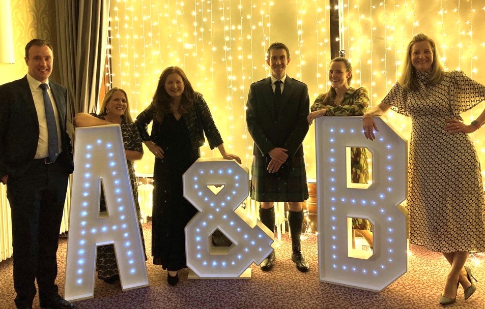 EdNapierRIE's tweet photo. Our @EdNapierRIE team had a lovely evening at @EdinburghNapier's Above &amp; Beyond Awards - great to connect, chat &amp; celebrate achievements with colleagues! 🥂✨

Find out more about our team's work in supporting collaborations between academia &amp; industry! 👇
https://t.co/zDgLT9Pqma https://t.co/7ui2MW5vGL