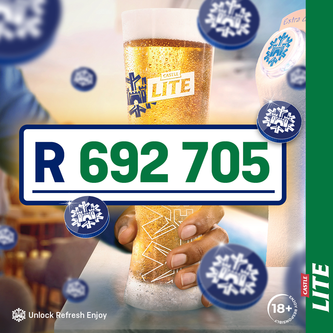 Mzansi has chosen and it was an Extra Cold #CastleLite Draught all Workers Day weekend, helping us raise R692 705 for the epic bar staff & Checkers Sixty60 delivery drivers 🥳 #TipsOnTap