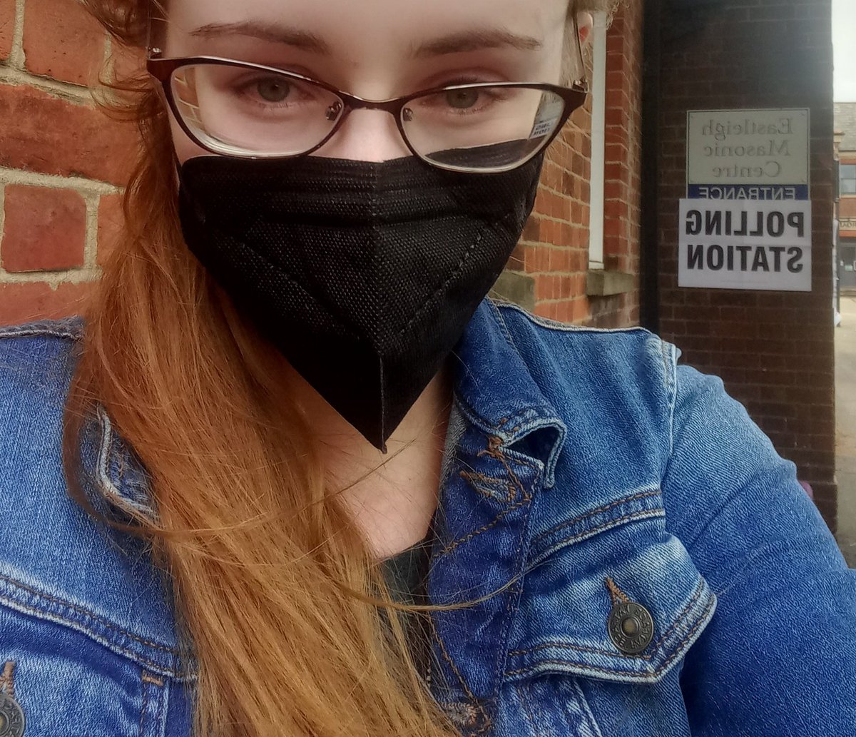 #MyMaskMyVote Not allowed to vote once inside, despite bringing ID & video of me putting on mask, as no options for reasonable adjustments for those who are #immunosuppressed. Recorded as turned away with reason: no guidance for those with Disability.