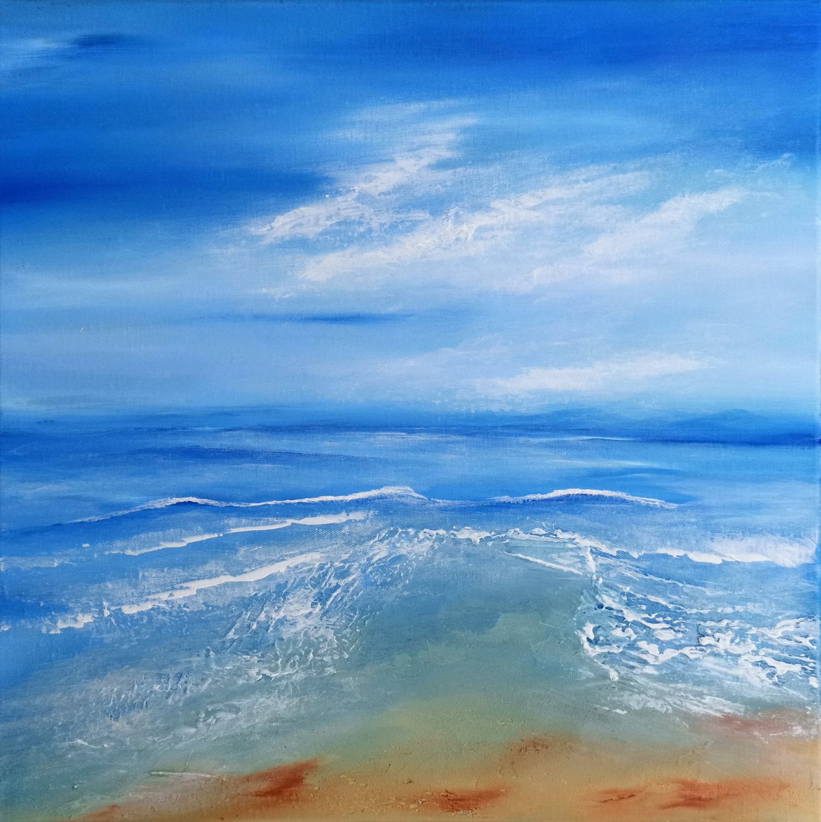 With summer just around the corner we hope 🤞
Loving the depth in this painting looking out towards Skye in the distance.
kencowins.art 
Thanks for looking.