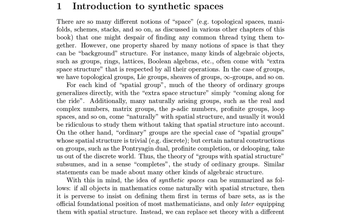 LGcommaI's tweet photo. #ShulmanLogicOfSpace-1
[#Formalization
#Groupoids
#New]
Homotopy Type Theory: The #Logic of Space

Michael Shulman (University of #SanDiego)

Ch. 6 in
New Spaces in #Mathematics
Cambridge University Press 2021
ISBN 9781108490634

M.t. Homotopietypentheorie: die Logik des Raumes https://t.co/A8l9AoOY30