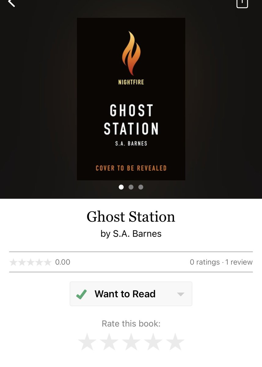 StaceyKade's tweet photo. GHOST STATION, my next sci-fi horror book, is now up on Goodreads. To be released next April! And the cover, which is freaking AWESOME, is coming soon. ❤️
Description/GR page: https://t.co/1lKZWmMus7 https://t.co/CJrYUCIm6W