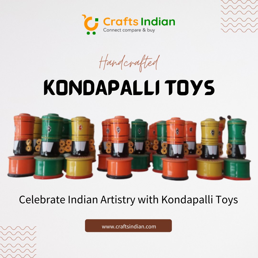 Kondapalli Toys - A Legacy of Craftsmanship and Creativity! Get yours from craftsindian.com. ✨

#design #homedecor #home #interior #architecture #decoration #toystagram #legophotography #toptoyphotos #toy #toydiscovery #kondapallitoys #toys #handicraft #india #madeinindia