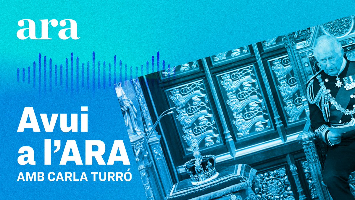 🎙️Podcast | Què se sap de la coronació de Carles III?

<a href="/turro_c/">Carla Turró</a> conversa amb <a href="/ArandaQuim/">Quim Aranda</a>, corresponsal de l'ARA al Regne Unit i el periodista <a href="/JoanCallarissa/">Joan Callarissa</a> de la secció de Gent sobre els moments clau de la coronació
ara.cat/podcasts/avui-…