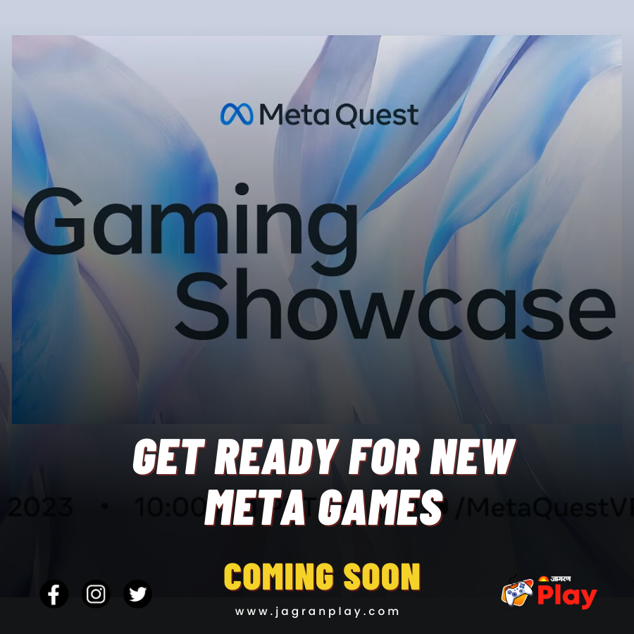 jagranplay's tweet image. #Meta is Coming BACK with another #metaquestgaming event💥😍
To Know Dates &amp;amp; More Visit😎👉 bit.ly/3LuqBSB
.
.

#jagranplay #jagranplayblogs #jagranplaygames #metagames #metagaming #metagamelaunch #metagamevent #metagamevent2023 #meta