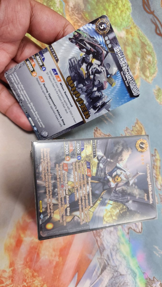 dm_251's tweet image. We were able to get the first dub on first week of locals! Starting off pretty great with Yellow Michaela.

#battlespiritssaga #battlespirits