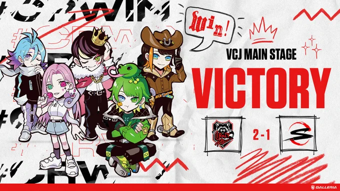 VALORANT Challengers Japan 2023 Split 2 Main Stage Day 10  2-1  vs SCARZ  MAP1 Ascent 13 - 15 MAP2 Haven 13 - 7  MAP3 Pearl 13 - 5  -  -  -  -  -   -  -  #CRWIN #VCJ