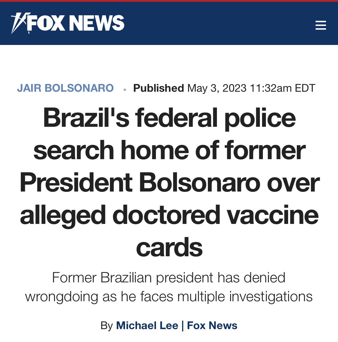 ForabolsonaroL's tweet photo. 03/05/23

#bolsonarovergonhamundial #bolsonaronacadeia 
#grandedia 
#cartaodevacina #coronelcid #maurocid #semanistia 
#anistianão 
#policiafederal 
#bolsonaro #bolsonarocorrupto #fechadocombolsonaro #fechadoscombolsonaro https://t.co/eHaen6fvGy