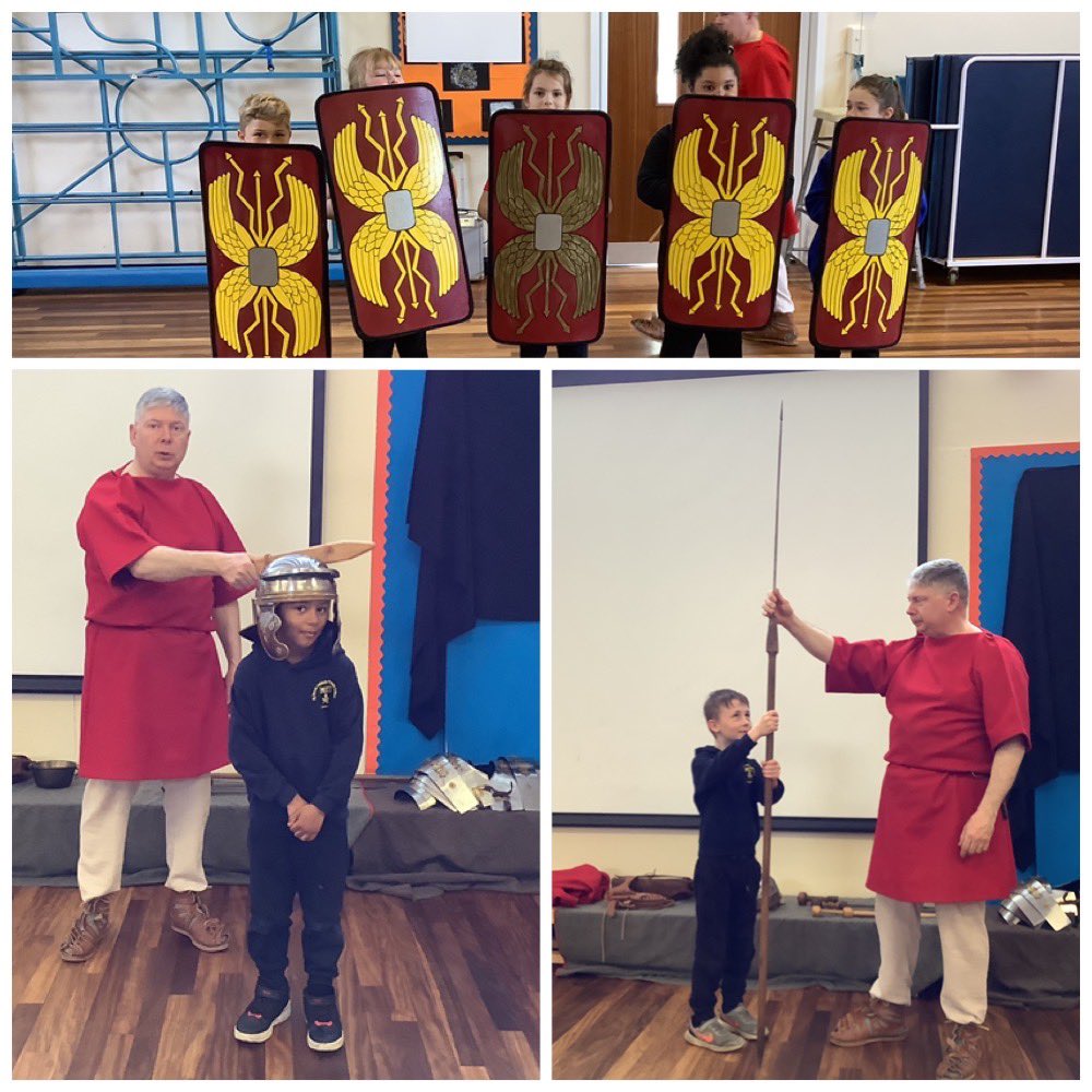 Class3StAnnes's tweet photo. Class 3 had an eventful morning yesterday as they entered their training to join the Roman Army! I have to say, our visitor was impressed by the intake’s attitude and enthusiasm. https://t.co/zytNHKBooN