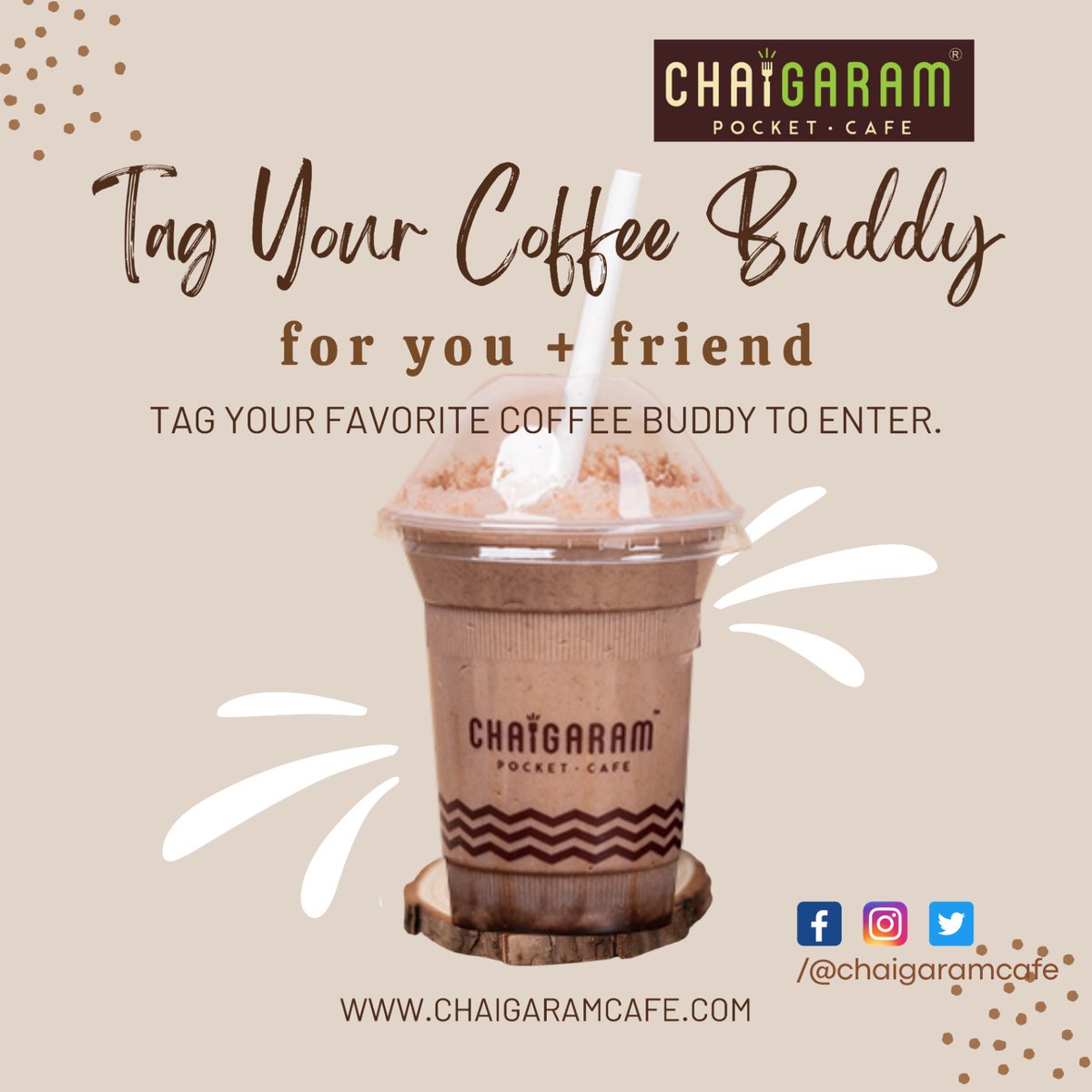 ChaiGaramCafe's tweet photo. Tag Your Coffee Buddy......

#kulhad #shake #cafeshakes #shakebreak #sweetsip #coffeeandshakes #franshise #maggie #chaigaramcafe #coffeeandshakes #coffeeandshakes #franchise #shakes #chai #chailovers #maggi #maggilovers #shakesmaggi #chaigaram #chaigaram #chaigaram❤️ #chailove https://t.co/qhEBUNLACg