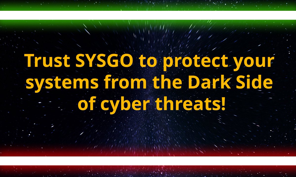 SYSGO's tweet photo. #Maythe4th is often celebrated as ⭐Star Wars Day⭐ by fans around the world.  #SYSGO combines the excitement of space and sci-fi with real-world applications of its cutting-edge #realtime #safe and #secure software solutions. https://t.co/X2kIPfOawH
#aerospace #embeddedsystems https://t.co/dYVYau7Nkr
