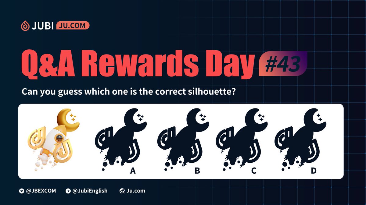 🌈#Giveaway Can you guess which one is the correct silhouette?

🎁#Airdrop 300USDT for 150 correct answers  

Tasks:  
1⃣Follow @JBEXCOM, RT+Tag 2 friends 
2⃣Comment your answer

💸Participate: bit.ly/3VixuuL
#Quiz #Rewards