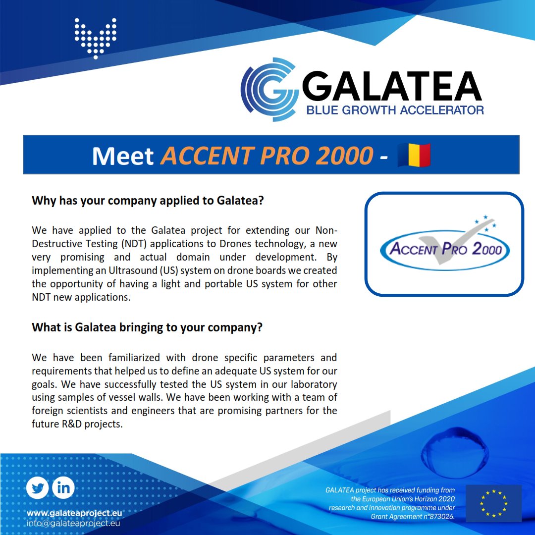 🔎 #ACCENTPRO2000 from Romania 🇷🇴 innovates in the field of X-Ray Imaging for Security and NDT. 🚢They carried out the HECTOR #GALATEA project using robotics, Artificial Intelligence and Condition-Based Maintenance which contributes developing #SmartShipyards.