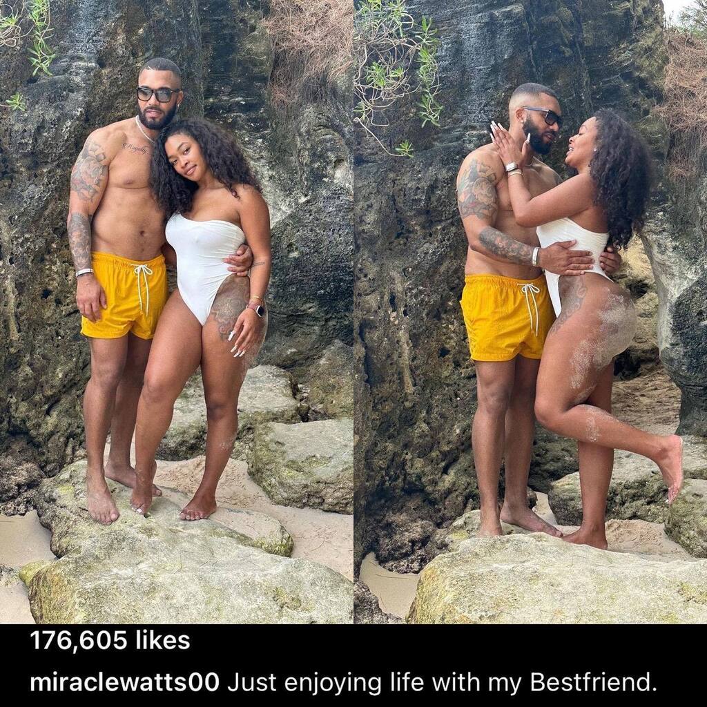 Cuties! #MiracleWatts and #TylerLepley do baecay in Jamaica. #YBFCoupledom instagr.am/p/Crz9LavOfbc/