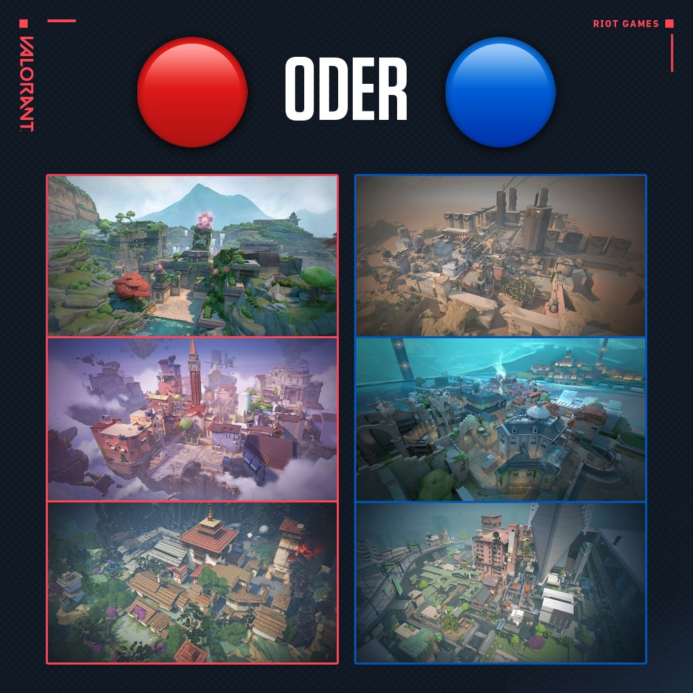 VALORANTde's tweet photo. 🔴 oder 🔵? https://t.co/tQYmmOcKSf