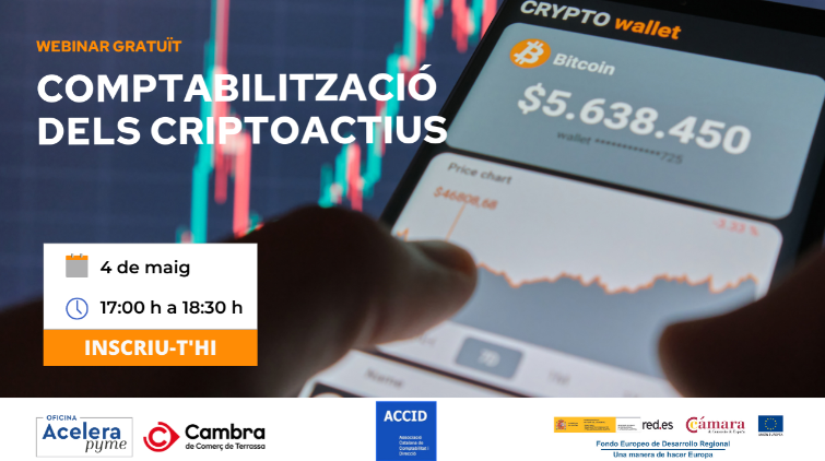 AssociacioACCID's tweet photo. 🔘Quina és la naturalesa jurídica dels #criptoactius i com comptabilitzar-los?
Tractarem sobre la qüestió aquesta tarda a la sessió online 💻amb @luzparrondo, professora de finances i web3 a la @bsm_upf.
🗓️04/05 🕔17H
#ACCID i @CambraTerrassa
ℹ️✍️https://t.co/HAcyoKNRwj https://t.co/YpcSkzfx64