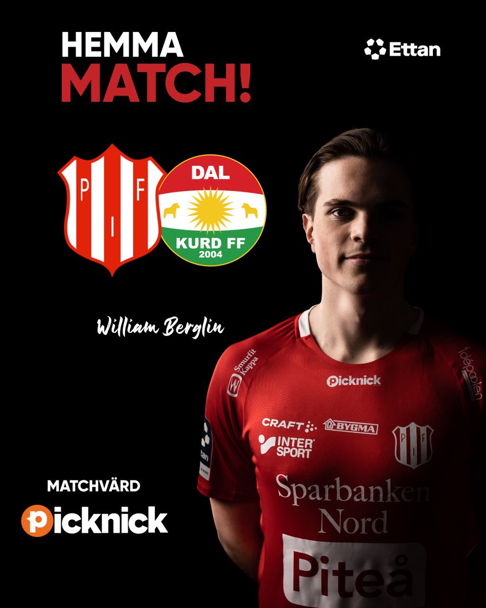 𝐇𝐄𝐌𝐌𝐀𝐌𝐀𝐓𝐂𝐇!
Lördag kl 15.00 tar vi emot serietvåan Dalkurd på LF Arena och hoppas ni dyker upp för att stötta oss i jakten på nya poäng.