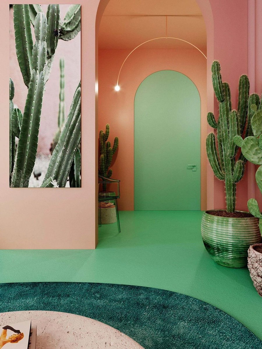 CostwayDE's tweet photo. 🪷Auch Rosa und Grün passen gut
zusammen
🌵Das sieht in dem Raum vintage und verspielt aus.
📸ReutovDesign
#pink #green #pinkgreen #greenhouse #greenpink
#vintage #vintagestyle #vintagefurniture
#vintagefashion #dekoliebe #einrichtung
#einrichtungsliebe #einrichtungsideen https://t.co/JZNv2s1HbQ