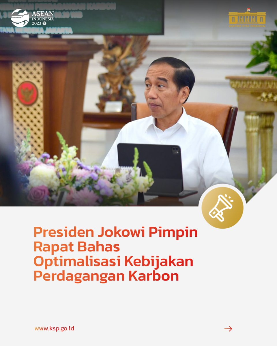 Tahukah #TuandanPuan? Indonesia memiliki potensi karbon yang luar biasa, namun belum memiliki mekanisme pasarnya.

#Jokowi #PasarKarbon #KSP