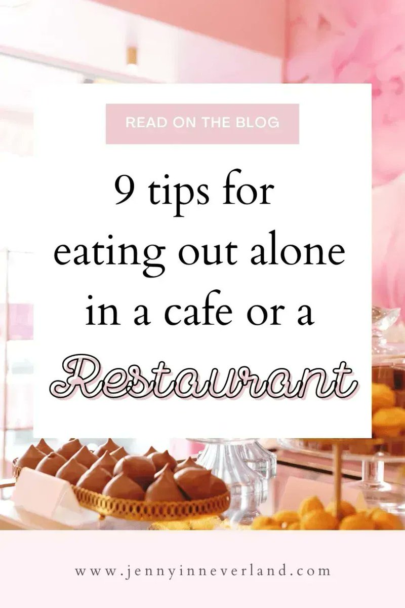 jennymarston_xo's tweet photo. NEW ON THE BLOG ~ 9 Tips For Dining Solo at a Cafe or Restaurant ☕️🍰

https://t.co/NwbaCdEH6Q

@LovingBlogs @RTBlogRoyalty #blogdreamsrt #lbloggers #bloggerstribe #TheBlogNetwork @bloggernation #theclqrt @_TeamBlogger #TeamBlogger #worldbloggersrt #mentalhealth https://t.co/CR8vxIX4Ir