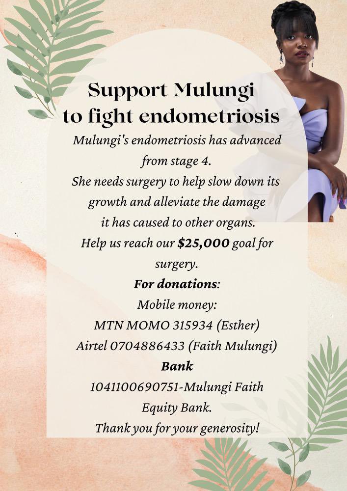 We're doing this for @ImaniMulungi 🙏🏾
Share, everywhere & let's get Mulungi the care that she needs. 

gofundme.com/f/help-mulungi…

👇🏾 Phone numbers to donate 
#EndoWarrior #EndometriosisAwareness