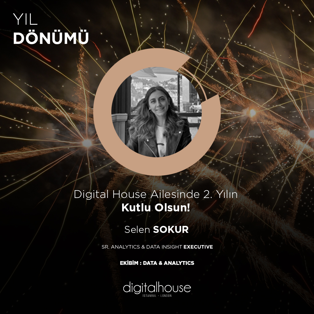 digitalhouseTR's tweet photo. Digital House Ailesinde 2. Yılın Kutlu Olsun Selen! 🎉 https://t.co/b1xnfucBFy
