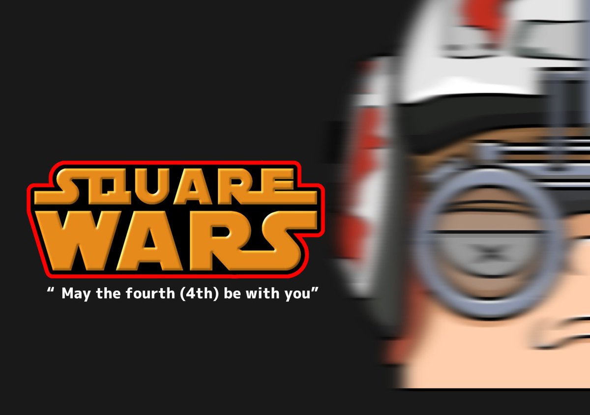BurnerSquare's tweet photo. "May 4th Star Wars Day"
Go see what I have prepared for you.
SQUARE WARS COLLECTION.
5:01 a.m. USA First Drop
https://t.co/GmGTqC6uVR
#may4th #squarewars #burnersquare #nft #WAXNFT #neftyblock #StarWarsCelebration https://t.co/6OWWKxJK0A